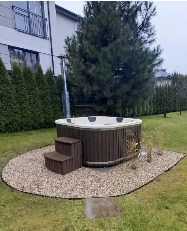 New Hydro And Air Kingham Deluxe Wood Fired Hot Tub Auldton Stoves